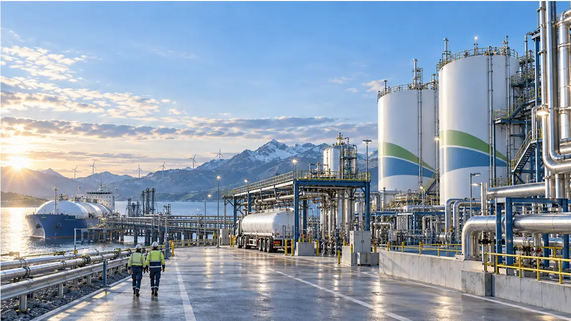 Cryogenic storage and green energy infrastructure